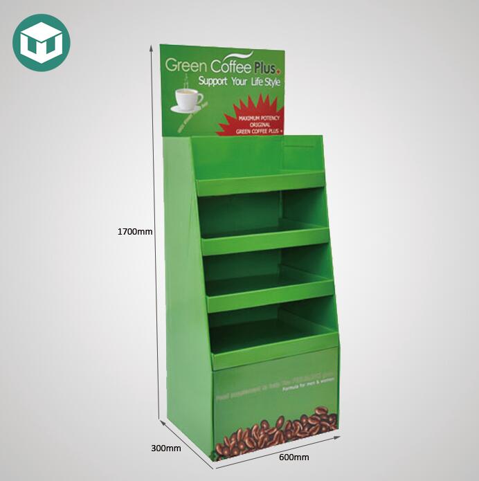 Cardboard Floor Display Stand For Supermarket 2