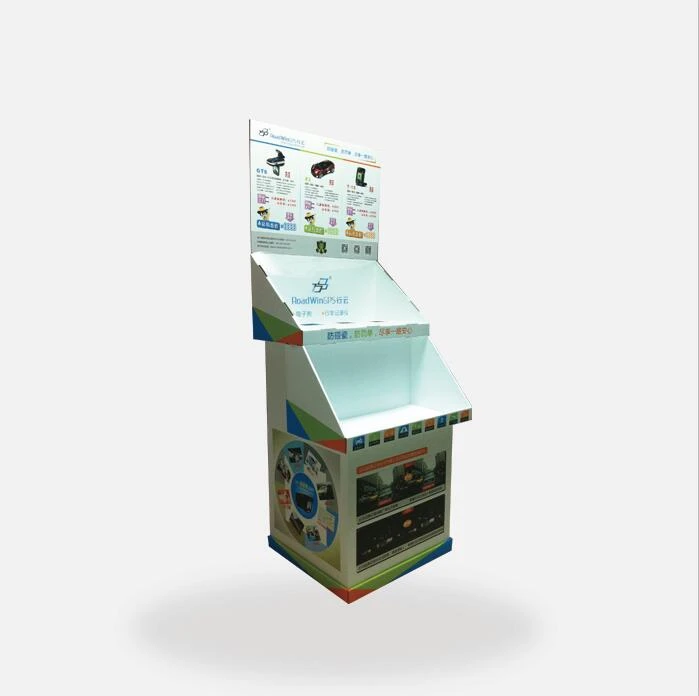Freistehender Displaykarton mit 2 Ebenen