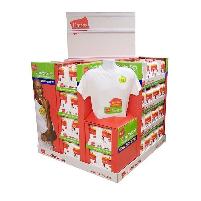 POP Paper Display Rack For Underwear
