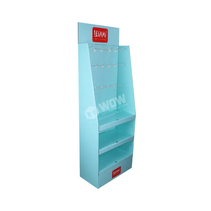 Retail Cardboard Hook Display Rack for Hanging Items